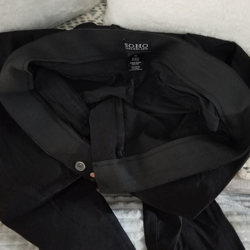 🖤Nice SOHO Apparel Stretch Black Pants - Picture 13 of 15